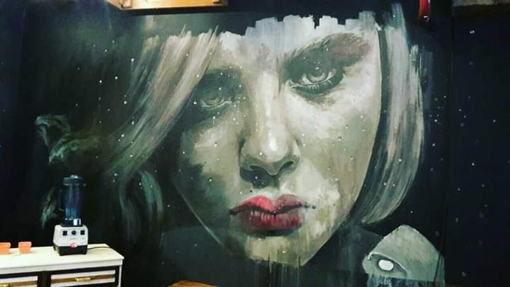 Large portrait wall art by Liger Art